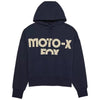 Coton Ouaté Moto-X Oversized Femme Fox bleu foncé, de face