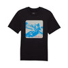 T-shirt Scripted Photo Femme/Fox/noir, de face