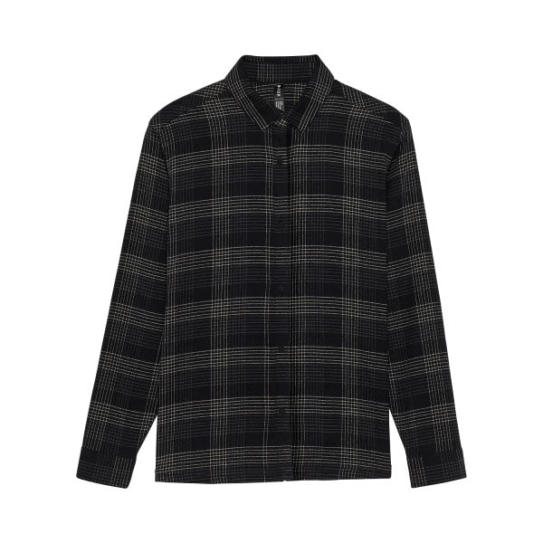 Chemise Survivalist Stretch Flannel Femme/Fox, noir, de face