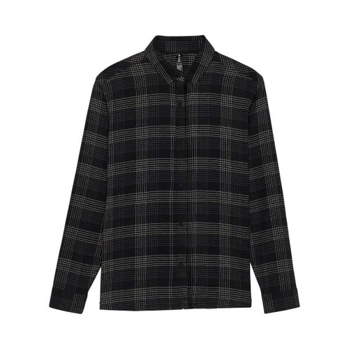 Chemise Survivalist Stretch Flannel Femme/Fox, noir, de face