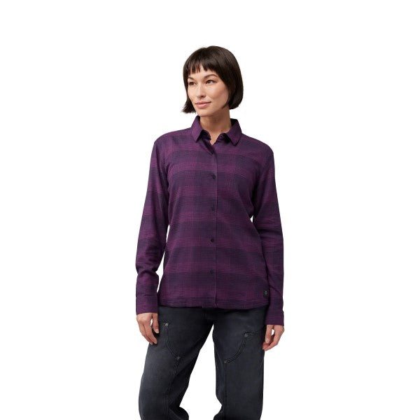 Chemise Survivalist Stretch Flannel Femme/Fox, mauve, de face