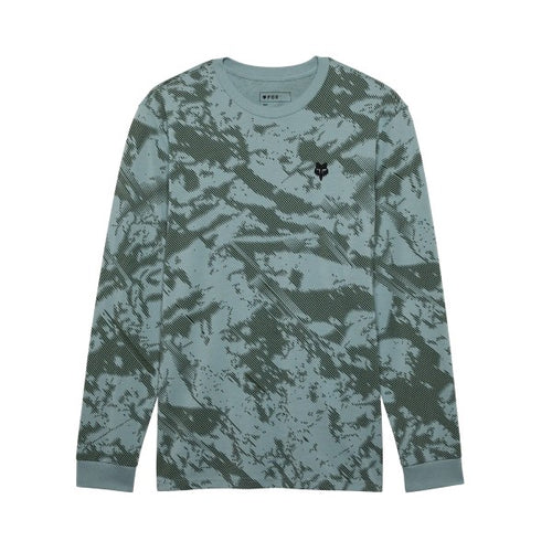 Chandail Gravel Tech/Fox, gris bleu, de face