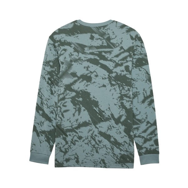 Chandail Gravel Tech/Fox, gris bleu, de dos