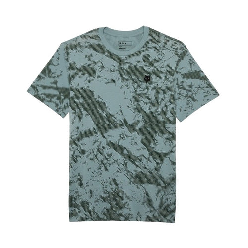 T-shirt Gravel Tech/Fox/gris bleu, de face