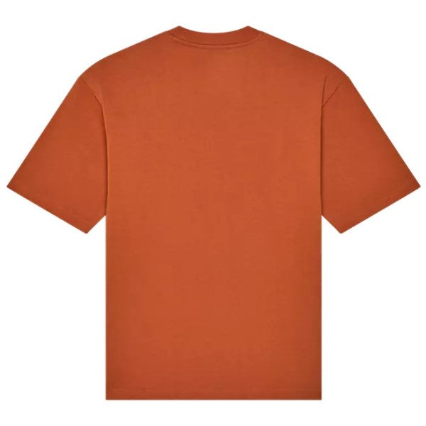 T-Shirt Wordmark Oversized Fox orange, de dos