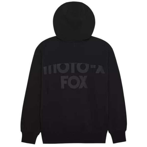 Coton Ouaté Moto-X Oversized Fox noir, de dos