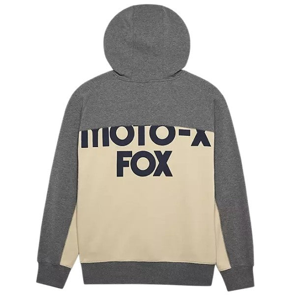 Coton Ouaté Moto-X Oversized Fox gris, de dos