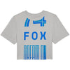 T-Shirt Baby Race Spec Femme Gris/Bleu de face