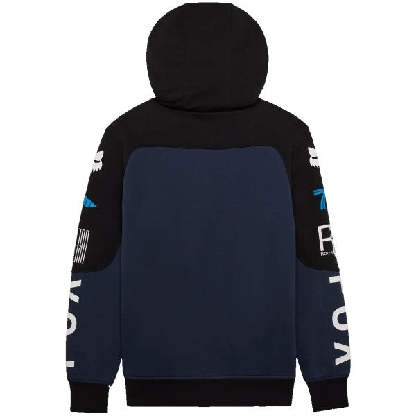 Coton Ouaté avec Fermeture Éclair RS Blocked Sasquatch Noir/Bleu de dos