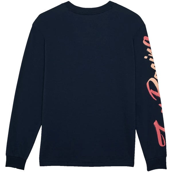 Chandail Scripted Femme Bleu/Rose de dos
