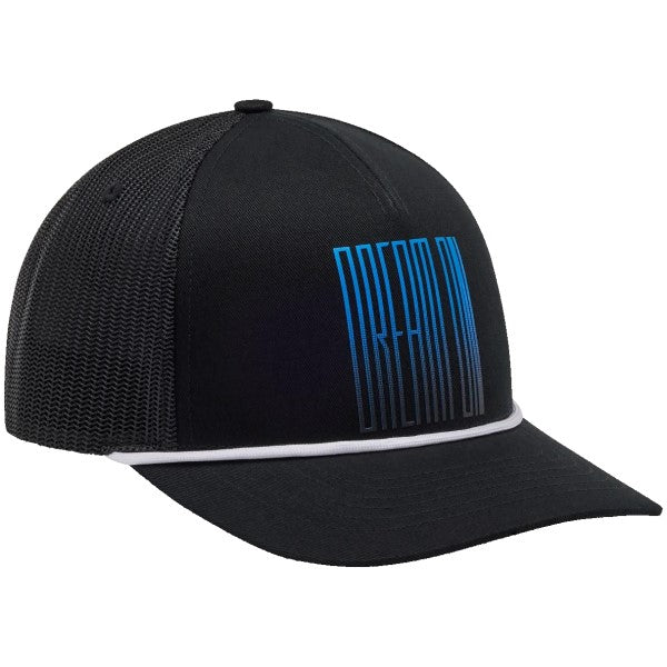 Casquette RS Dream Trucker Femme Noir/Bleu incliné de face