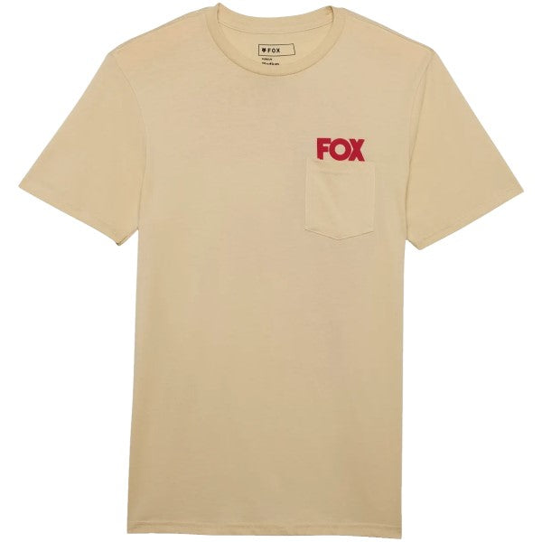 T-Shirt Big F Premium Fox beige, de face