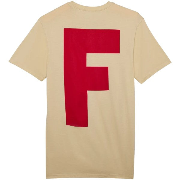 T-Shirt Big F Premium Fox beige, de dos