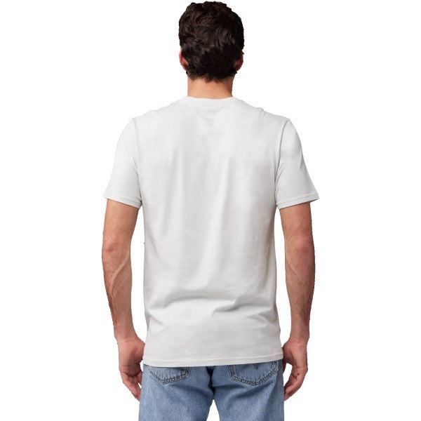 T-Shirt Energy Face Premium Gris Clair essayage de dos