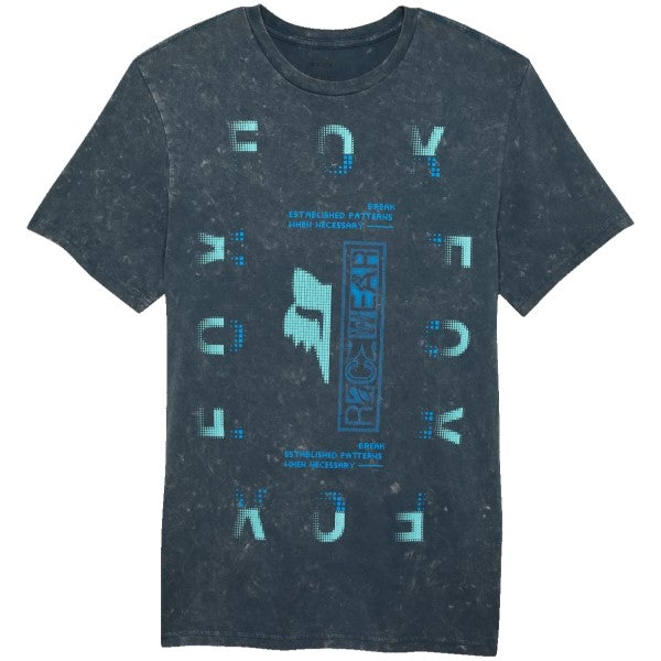 T-Shirt Throttle Premium Bleu Foncé de face