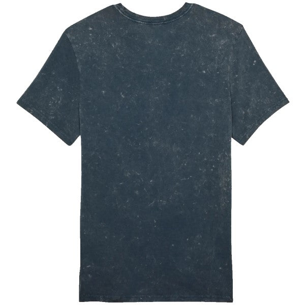 T-Shirt Throttle Premium Bleu Foncé de dos