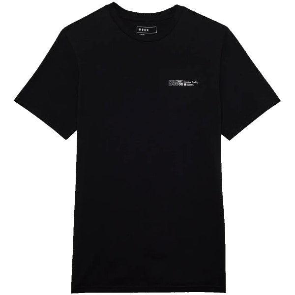 T-Shirt Emotion Premium Noir/Bleu de face