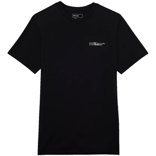 T-Shirt Emotion Premium Noir/Bleu de face