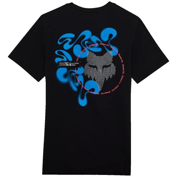 T-Shirt Emotion Premium Noir/Bleu de dos