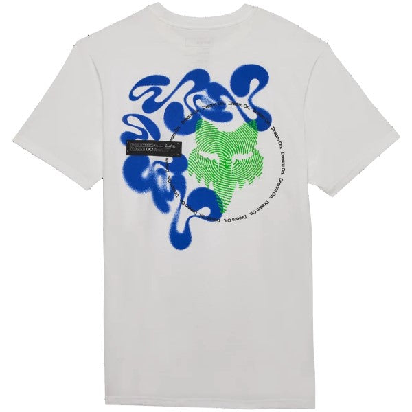 T-Shirt Emotion Premium Blanc/Vert de dos