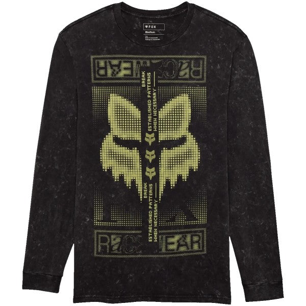 Chandail Throttle Premium Noir/Jaune de face