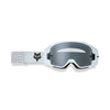 Lunette de Motocross Vue Core Lentille Miroir Blanc, de face