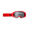 Lunette de Motocross Vue Core Lentille Miroir Rouge, de face