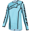 Chandail de Motocross Stella Fluid Apex Femme Turquoise de face