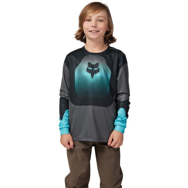 Chandail de Vélo Ranger Revise ML Junior Fox Turquoise