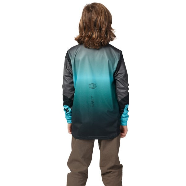 Chandail de Vélo Ranger Revise ML Junior Fox Turquoise Dos