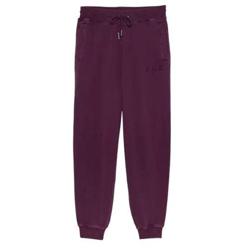 Pantalon Wordmark Joggers Femme Bordeaux, de face
