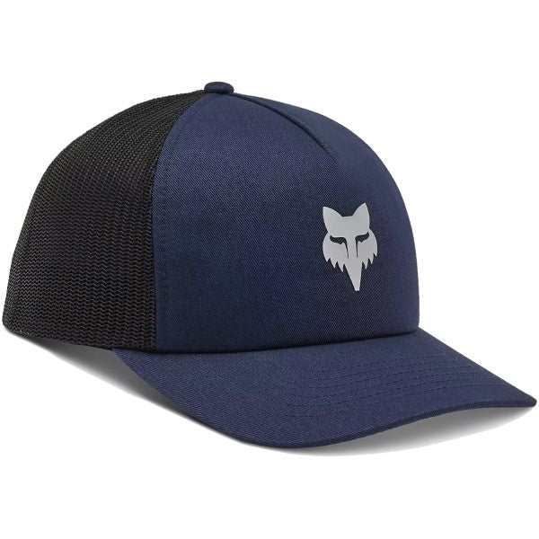 Casquette Fox Head Trucker Bleu Foncé de face