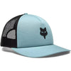 Casquette Fox Head Trucker Turquoise de face