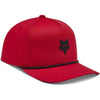 Casquette Fox Head Rope Rouge de face