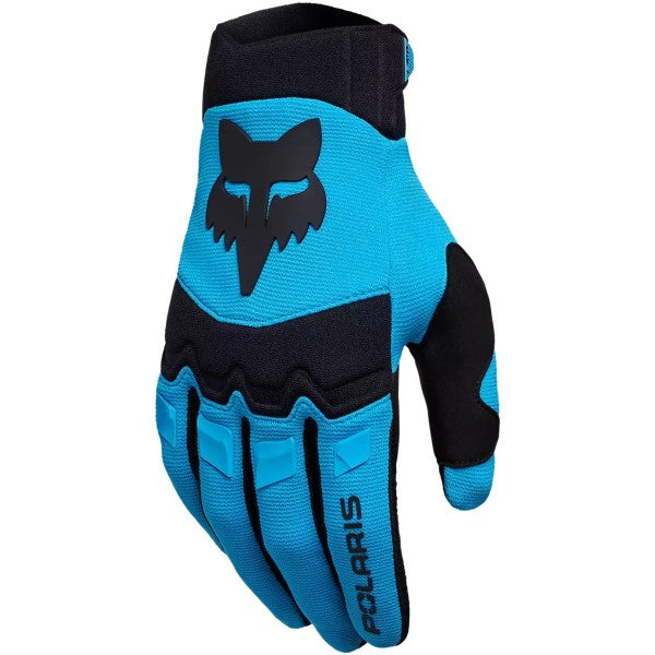 Gants de Motocross Dirtpaw Drive Polaris Bleu/Noir de l'extérieur