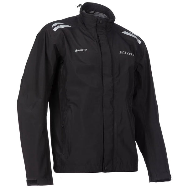 Manteau de Moto Forecast Noir incliné de face à gauche