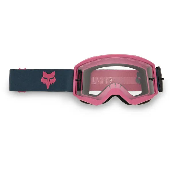 Lunettes de Vélo MTB Main Bleu/Rose, de face