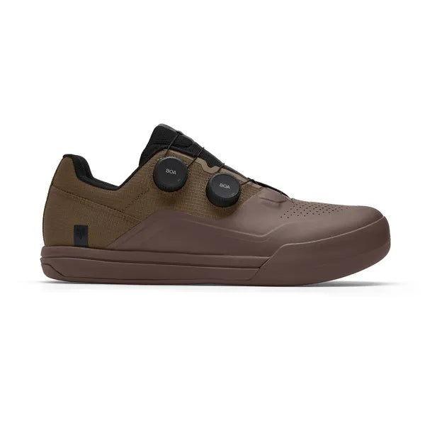 Chaussures de Vélo de Montagne Union Boa Clipless Brun, côté droit