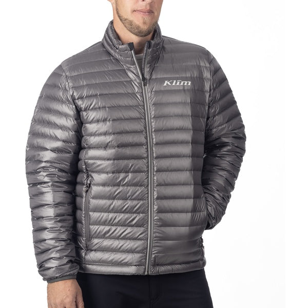 Manteau Maverick Down Gris clair, de face