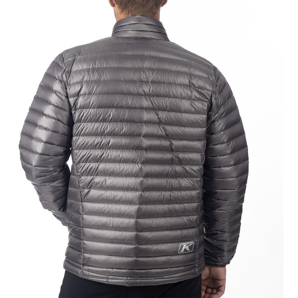 Manteau Maverick Down Gris clair, de dos