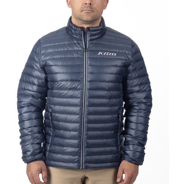 Manteau Maverick Down Bleu, de face