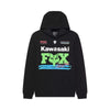 Coton Ouaté à capuchon Kawasaki Noir