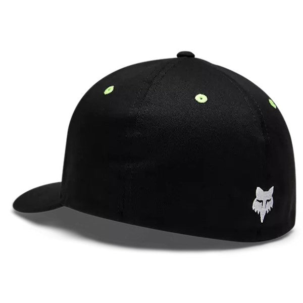 Casquette Kawasaki Flexfit Noir, arrière