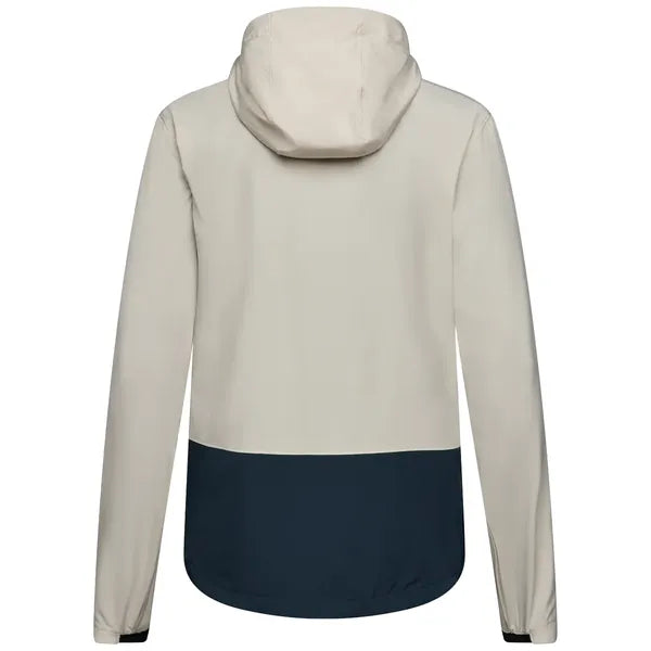 Veste de Vélo Coupe-Vent Ranger Beige, de dos