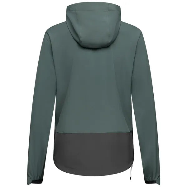 Veste de Vélo Coupe-Vent Ranger Vert, de dos