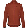 Veste de Vélo Coupe-Vent Ranger Rouge ambré, de face