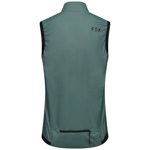 Veste de Vélo Coupe-Vent Ranger Vert, de dos