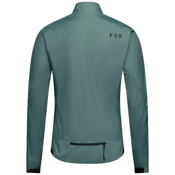 Veste de Vélo Coupe-Vent Ranger Femme Vert, de dos