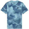 T-Shirt AOP Tech Fox bleu, de face