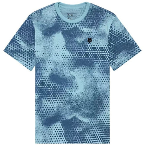 T-Shirt AOP Tech Fox bleu, de face